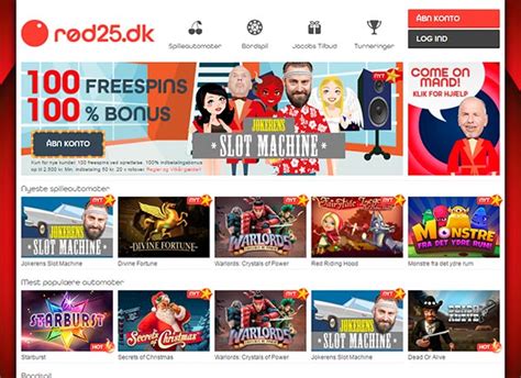 Rød25 Casino bonus og bonuskode – Gratis Free Spins.